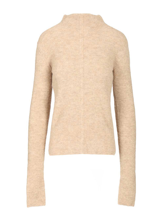 Headon Double Jersey Knitwear Beige