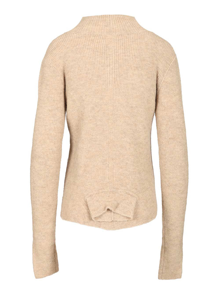 Rick Owens Headon Double Jersey Knitwear - Beige | 0b74e9deba714a588c4a38135ec94ed94700c4e3