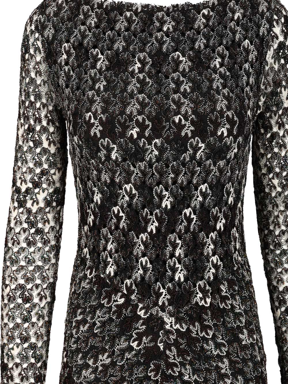 Missoni Long Floral Lace Dress Dresses - Multicolor | 67da0ccee3a84e800f66654a6fb5fcf759f7d9a0