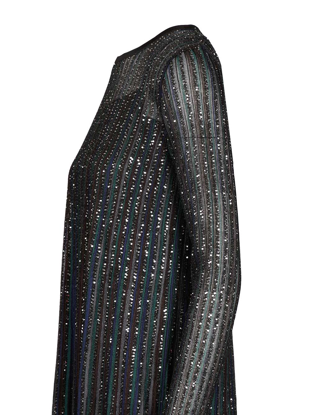 Missoni Short Dress In Lurex Dresses - Black | ce0e948348a79e774eb1de3de2c1fb1ca544f295