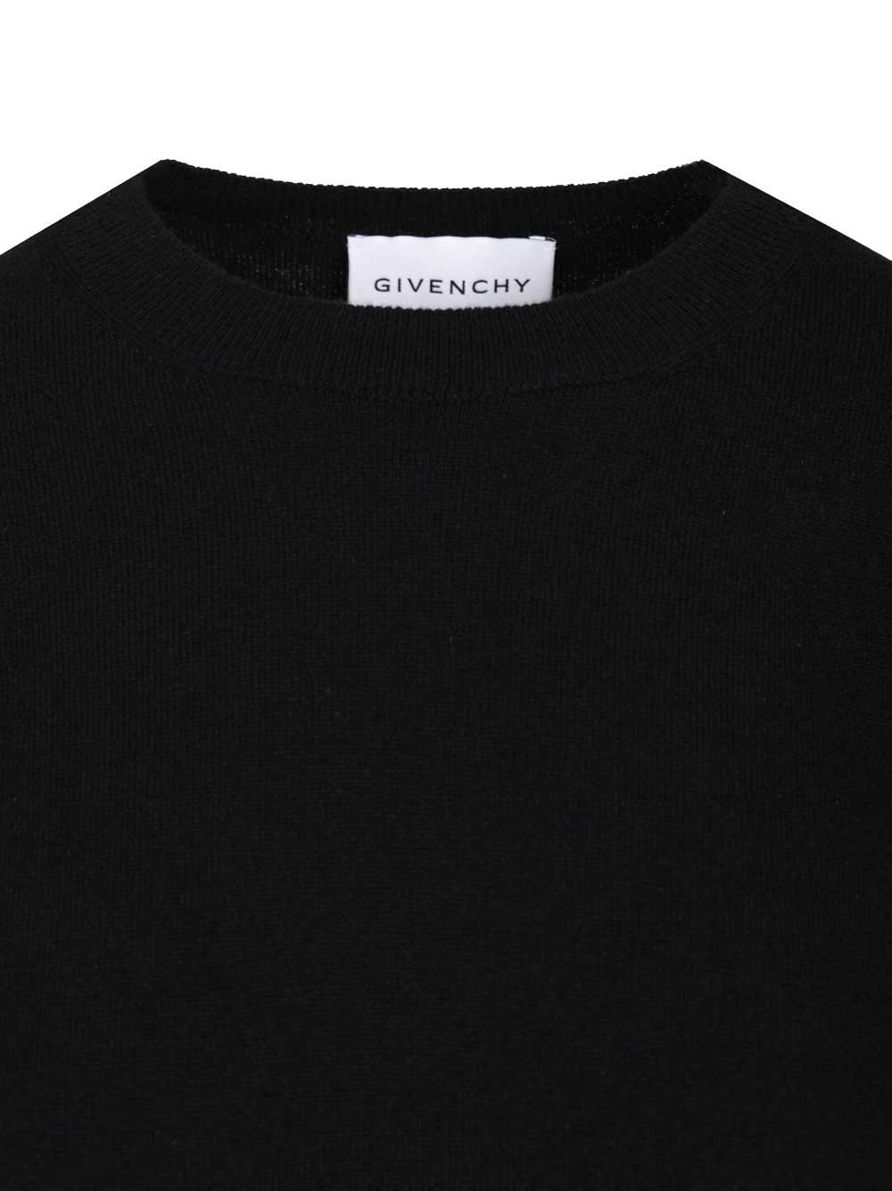 Givenchy Cashmere Crew Neck Knitwear - Black | 7ddde6f866781dd72f3c55d0d0a6d0d0fead1a2d