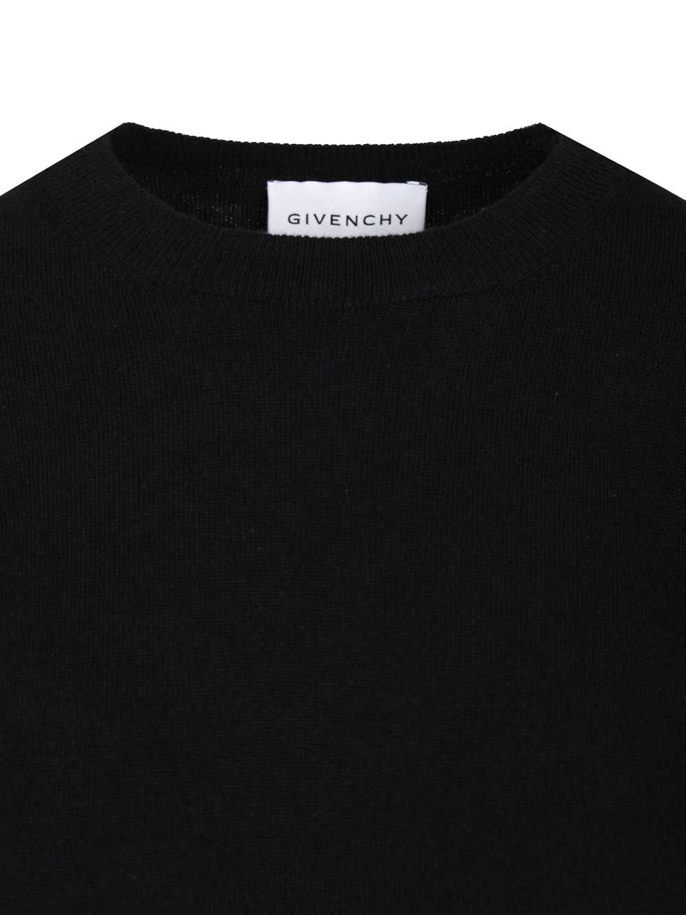 Givenchy Cashmere Crew Neck Knitwear - Black | f0f516fc5a83b393897776fb8174bbb14e036a9d