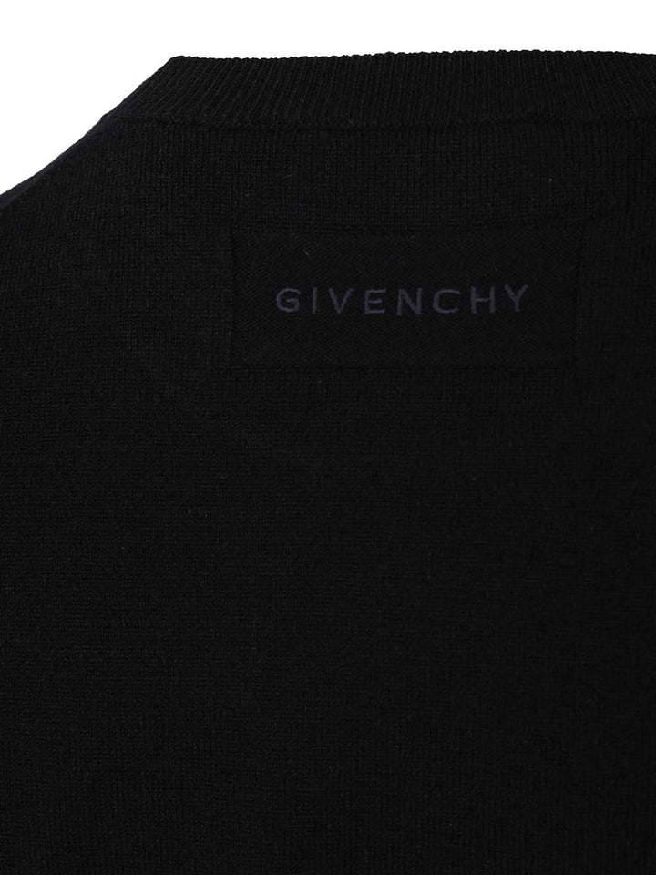 Givenchy Cashmere Crew Neck Knitwear - Black | 73b528e1280daf04c955a19b84906eeab1e70a9c