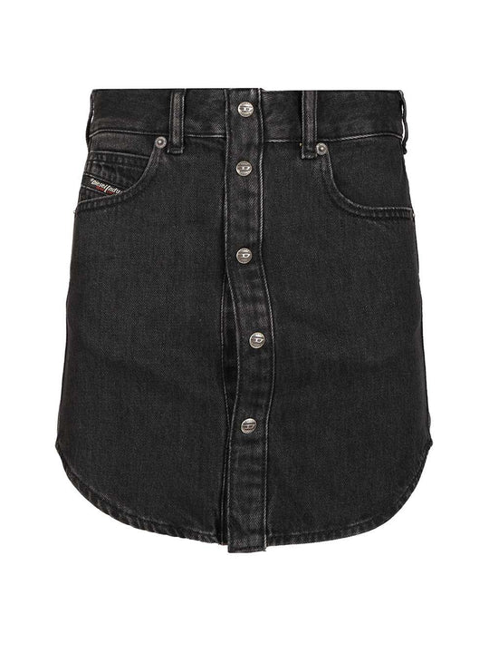 De-Ard Miniskirt Jackets Black