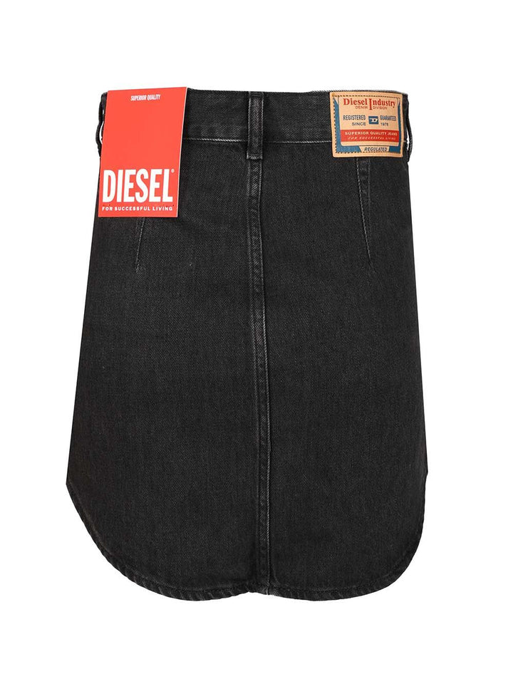 Diesel De-Ard Miniskirt Jackets - Black | e17fbf78e15e2a0feeeb597c31772398b15d1c71