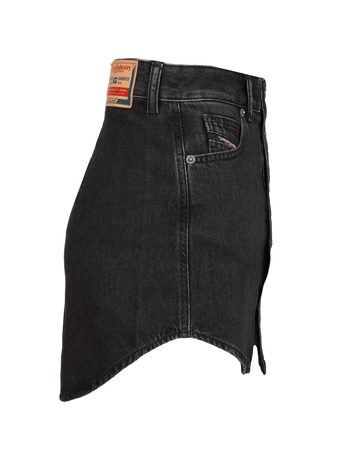 Diesel De-Ard Miniskirt Jackets - Black | f1b6c5d996624996bab316384bf2351150f63025