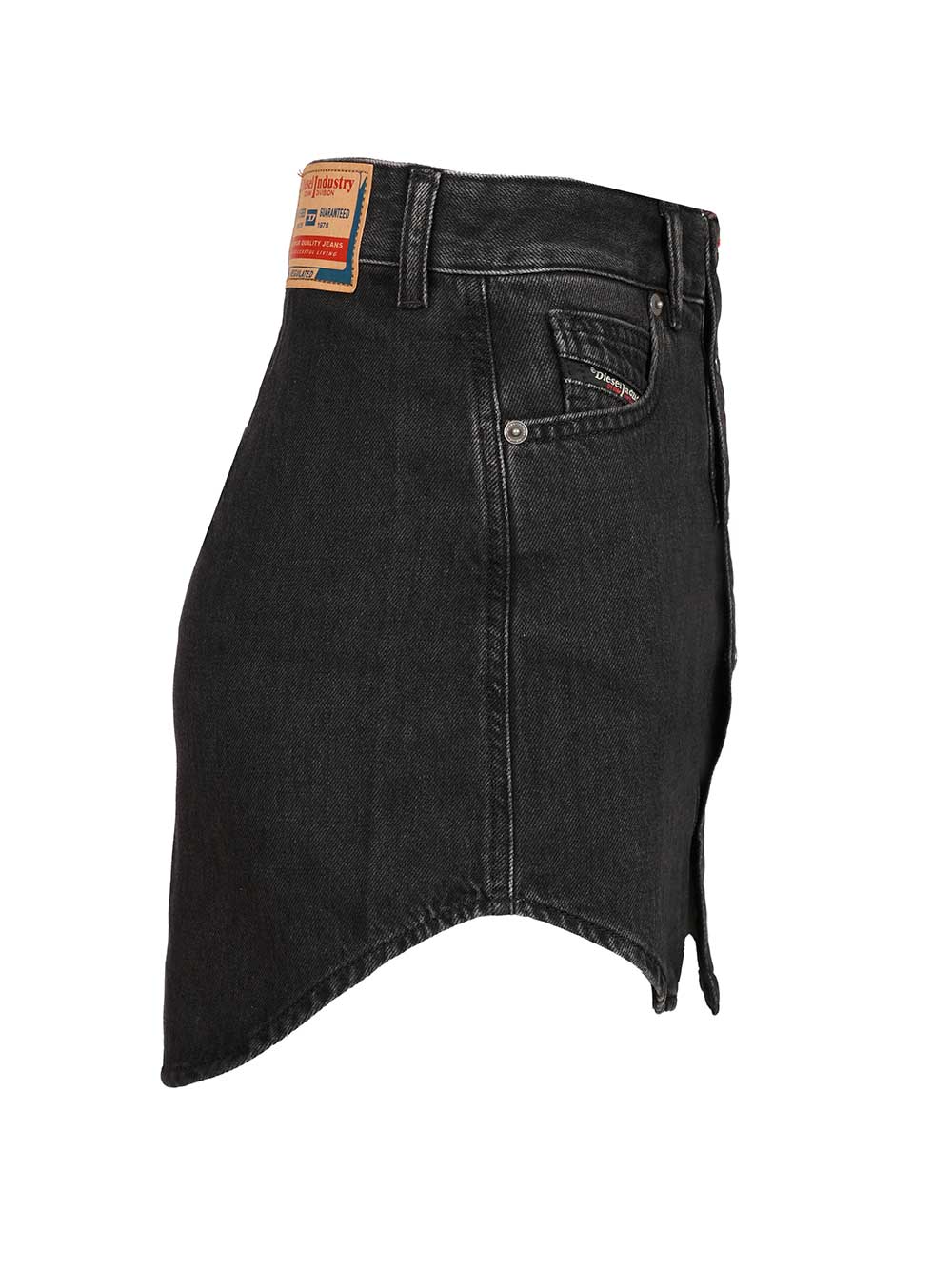 Diesel De-Ard Miniskirt Jackets - Black | f1b6c5d996624996bab316384bf2351150f63025