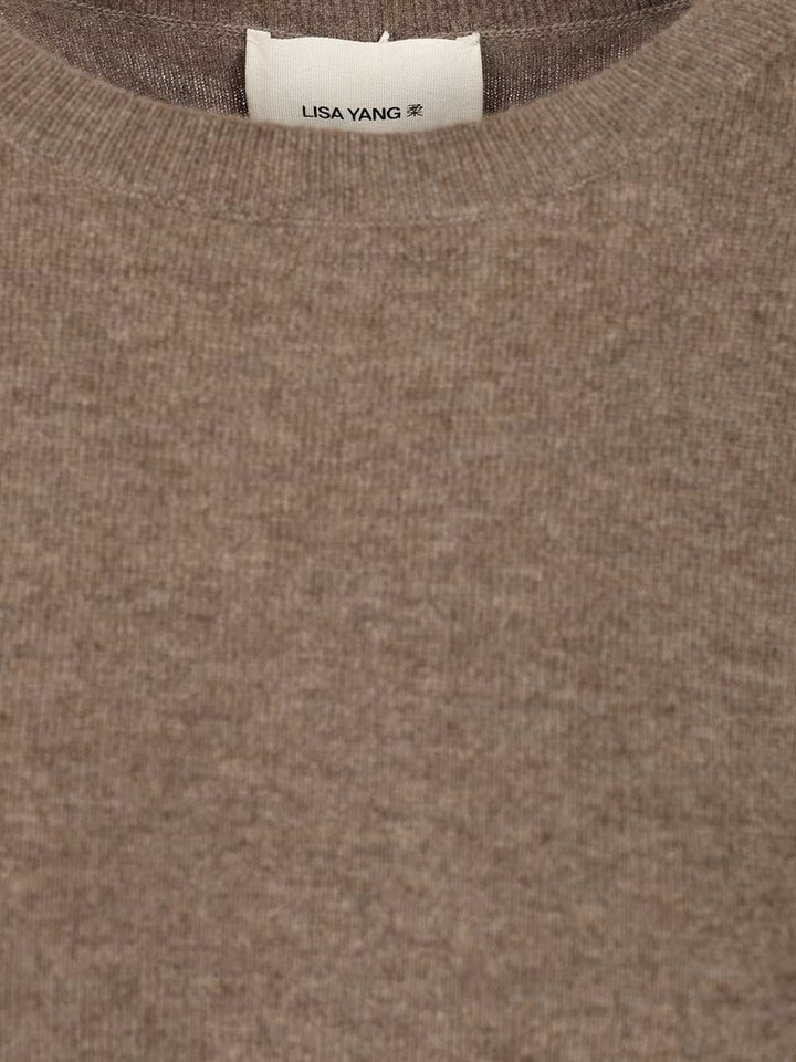 Lisa Yang Dea Knitwear - Brown | 787952a09704b9a1dab99baa00db4bcc226321a9