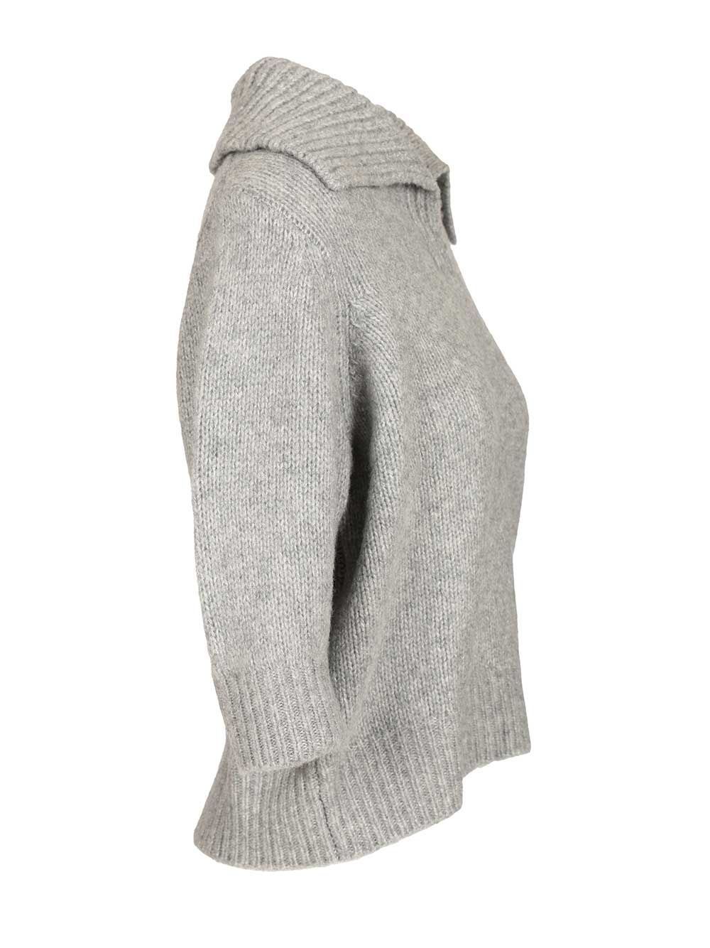 Lisa Yang Lailai Knitwear - Grey | 50b48305f32ee74786a8d7e666acf25031a6913f