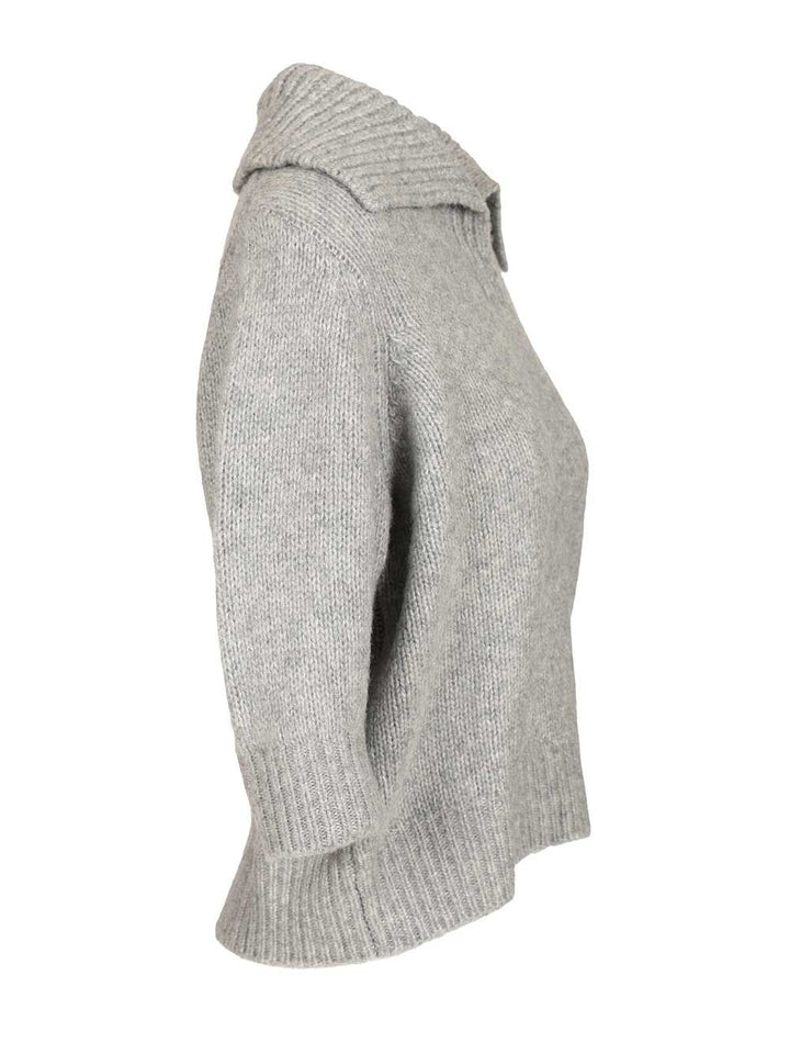 Lisa Yang Lailai Knitwear - Grey | 50b48305f32ee74786a8d7e666acf25031a6913f