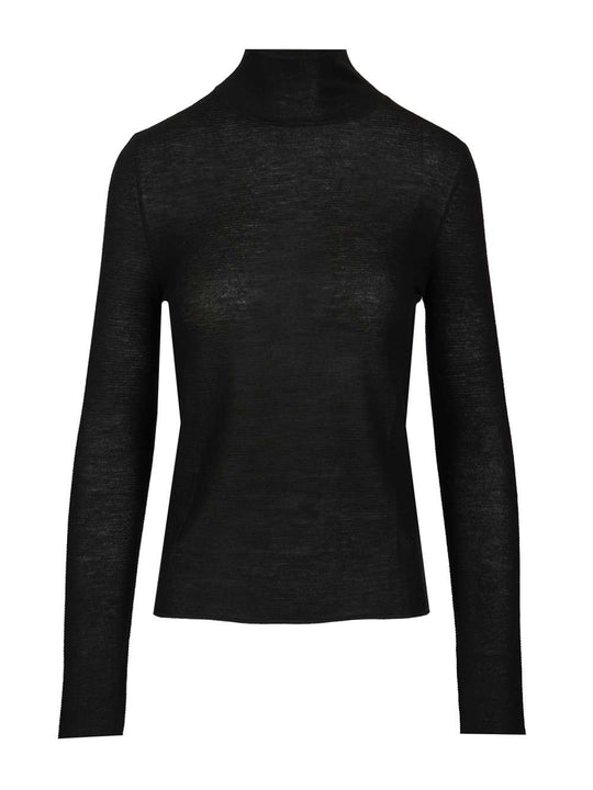 Lory Cashmere Turtleneck Knitwear Black