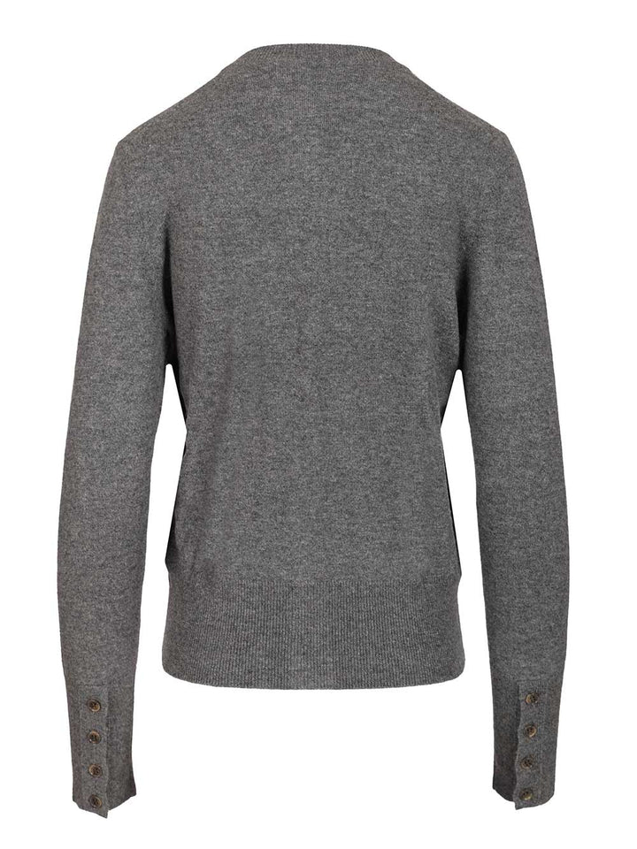 Lisa Yang Nellia Cardigan Knitwear - Grey | 63c50ef9a4d0c293af8078107f84c0561ca3a6d8