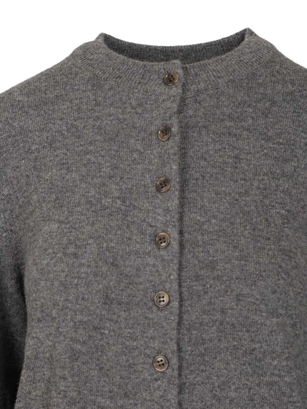 Lisa Yang Nellia Cardigan Knitwear - Grey | 41b140e5809ec413c9bbcd164c67f1019a32b0ca