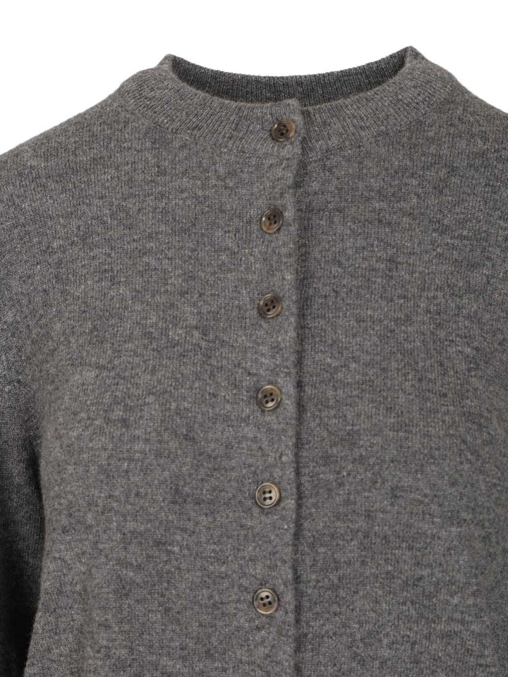 Lisa Yang Nellia Cardigan Knitwear - Grey | 41b140e5809ec413c9bbcd164c67f1019a32b0ca