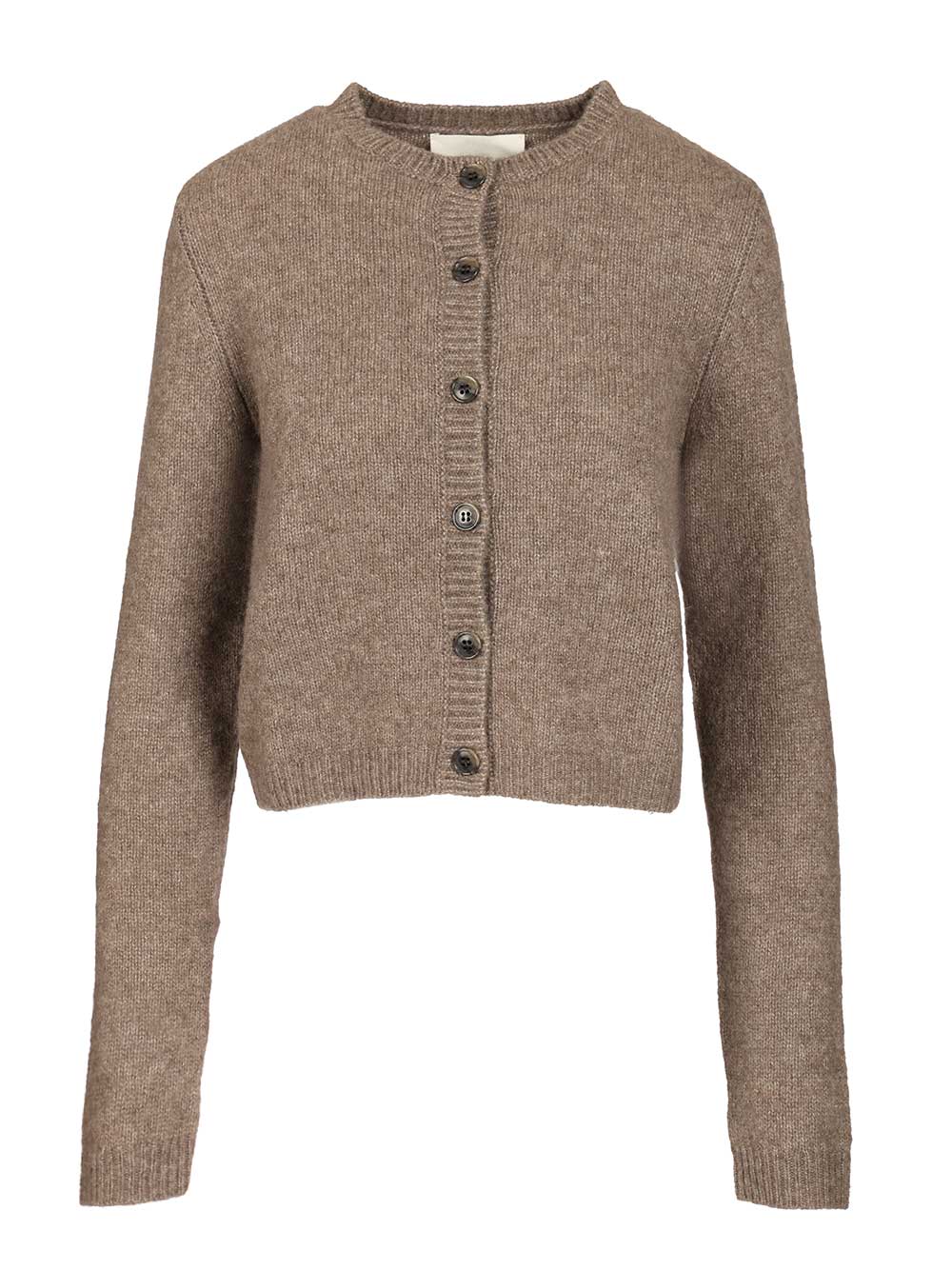 Lisa Yang Felicia Cardigan Knitwear - Brown | 5164ae396a8aeb97b9dfc869d6325d4fe8f2e8bc