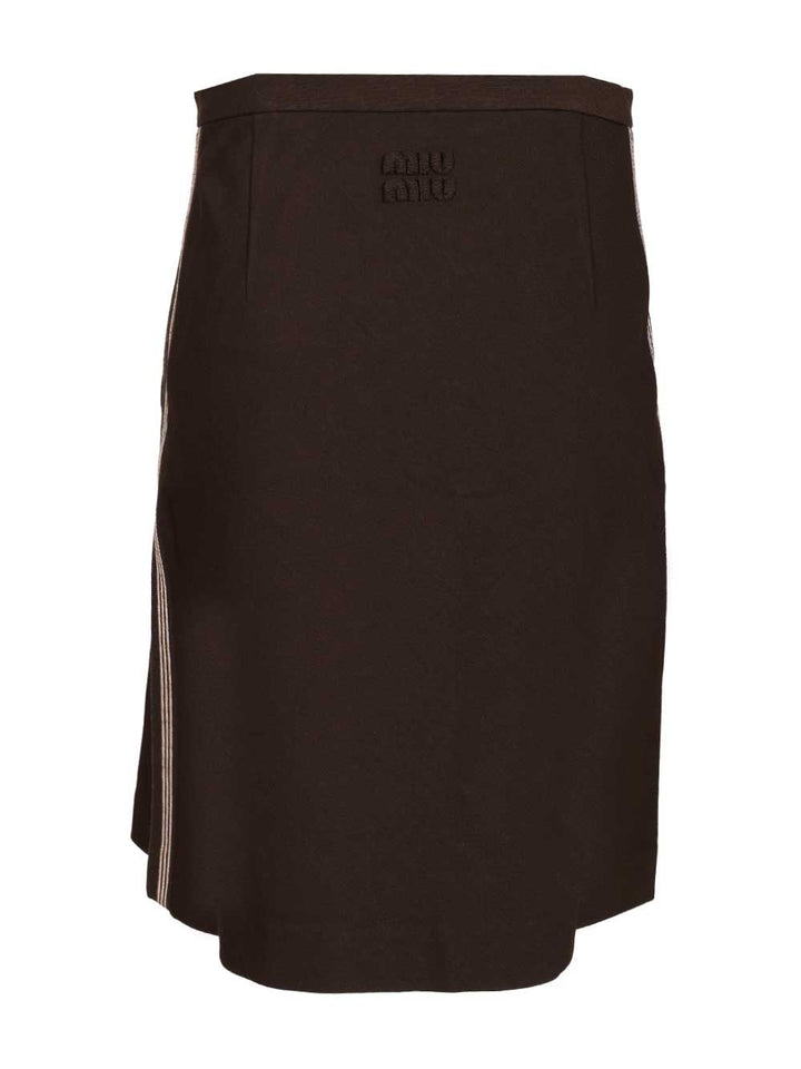 Miu Miu Knitted Skirt Skirts - Brown | 5aee6c9a2a28c530f788e23d2c0f556e724c6f0d