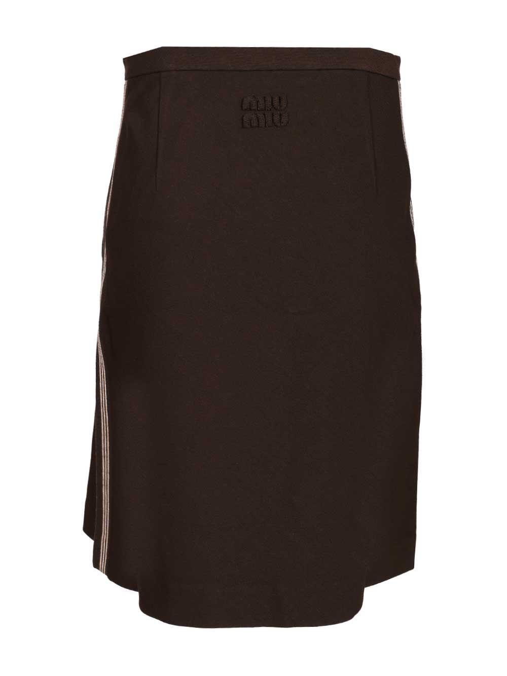 Miu Miu Knitted Skirt Skirts - Brown | 5aee6c9a2a28c530f788e23d2c0f556e724c6f0d