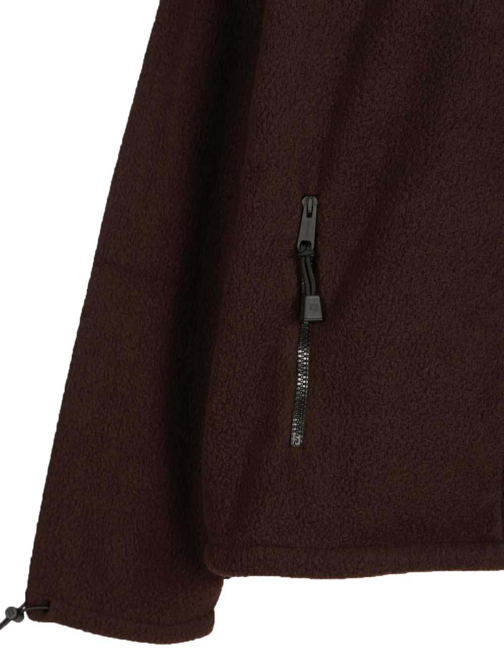 Miu Miu Zip Up Pile Sweatshirts - Brown | 0b53782f275857e8e725b1bc693dd2bd1f84c97b