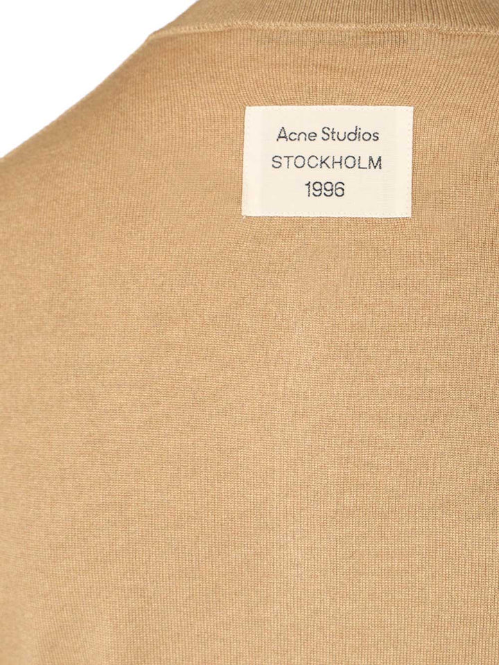 Acne Studios Cashmere Blend Sweater Knitwear - Beige | 64f86019ce9ee803e558a57de91e055bb7f34f90