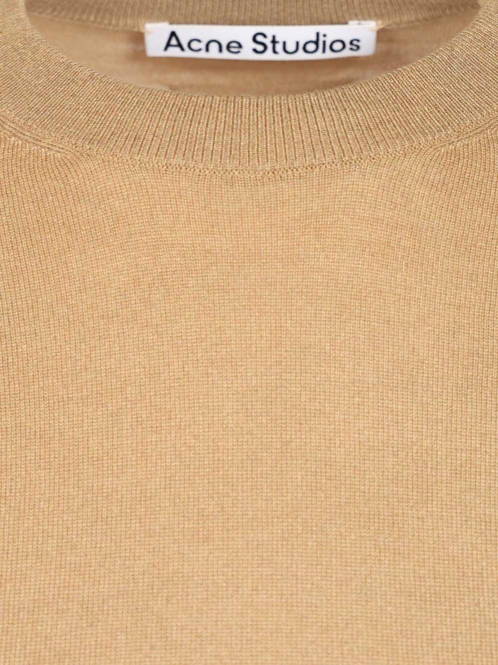Acne Studios Cashmere And Silk Blend Sweater Knitwear - Beige | f834199e99567b9ee4dfe07d00ab9c60f70d6ae6