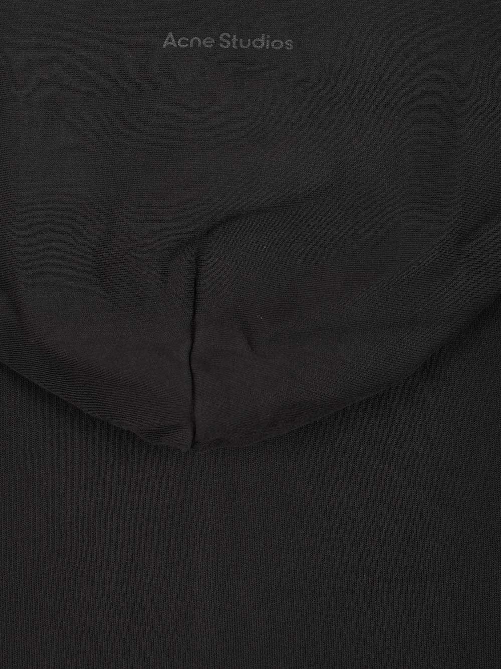 Acne Studios Zip-Up Hoodie Sweatshirts - Black | fc887c475606c918f571f38bbfacc605638d0f29