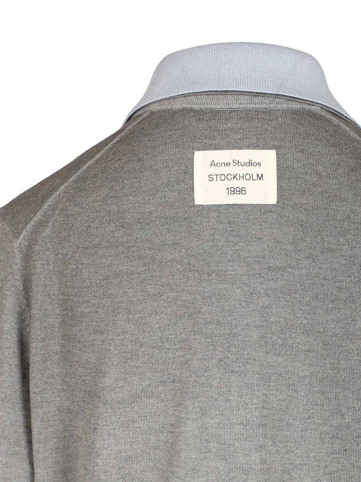 Acne Studios Koyalt Silk, Wool, And Cashmere Sweater Knitwear - Grey | 69fb5f24975b1d46dafb7422f767311c166c5b32