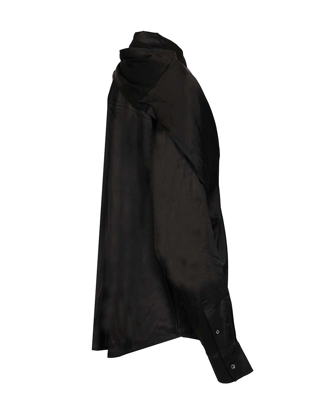 Acne Studios Button-Up Blouse Shirts - Black | 695b750156b6d91bf63cffb4934ae33bf1359eca