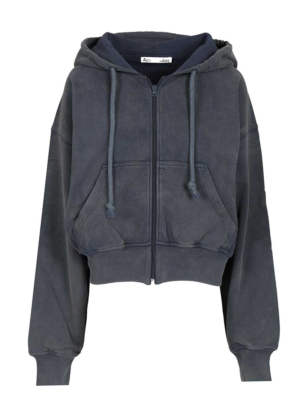 Acne Studios Zip-Up Hoodie Jackets - Blue | d3b76e2b01e882c62cc4b6c8edc872528001450c