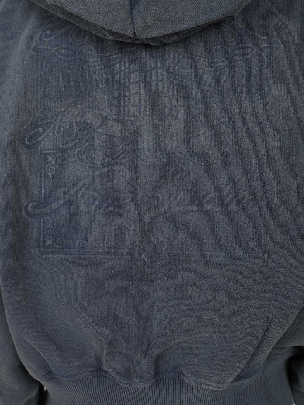 Acne Studios Zip-Up Hoodie Jackets - Blue | 27f28bff5cc5e39927556f3e345c6938dc75be64