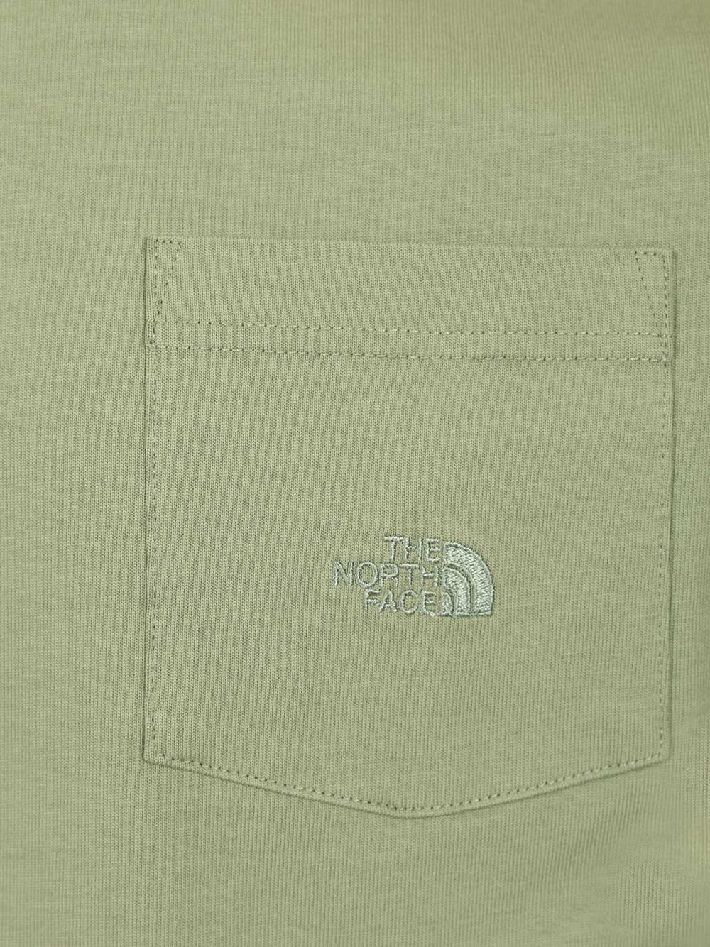 The North Face With Pocket T-Shirt - Green | 5d77e11f3e209b06f0084b02391665c8e40e2dc9