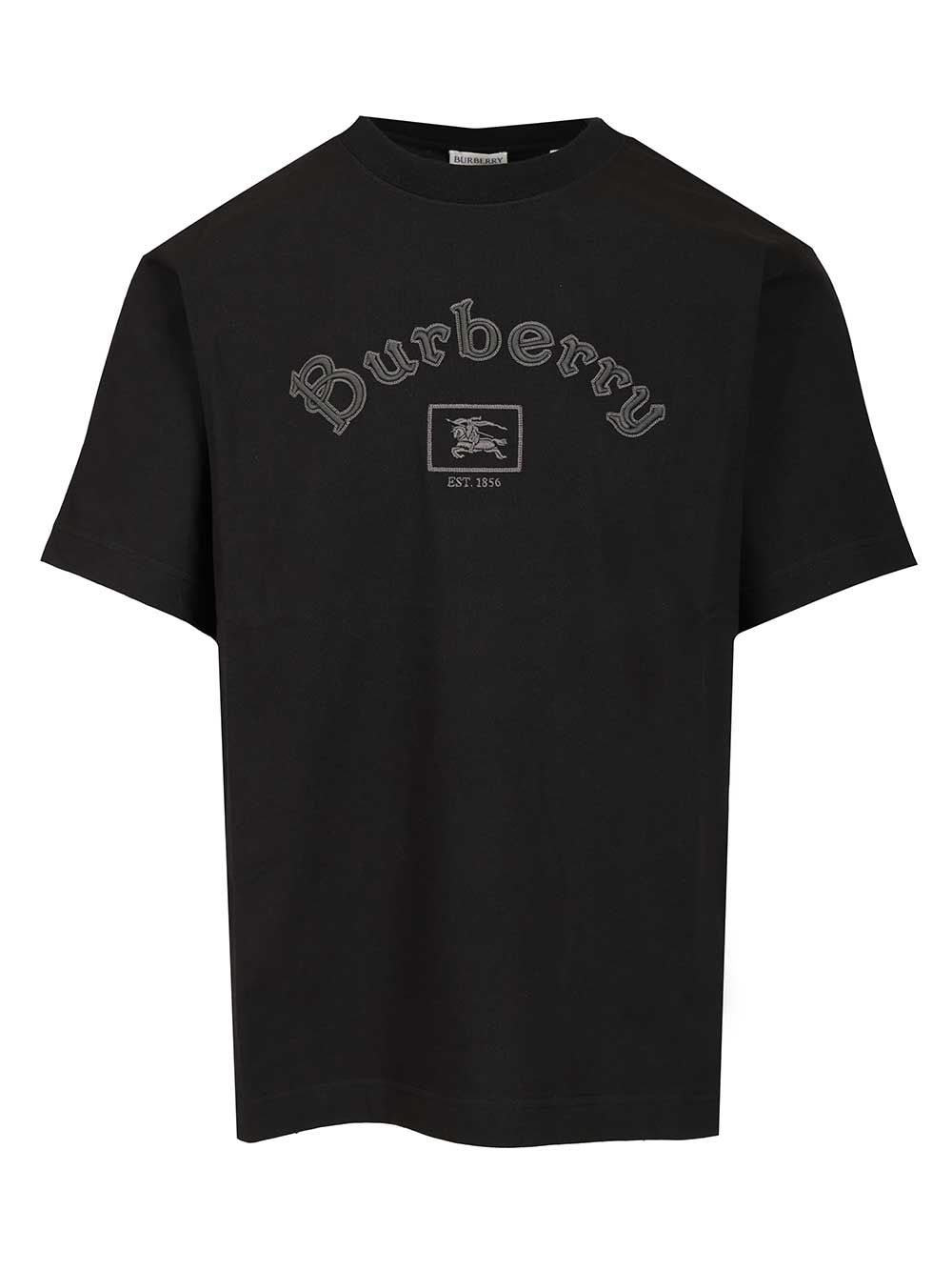 Burberry With Gothic Logo T-Shirt - Black | 8ccf6e3d5dc0dd70fdaf9c456305ecd0a0b16576