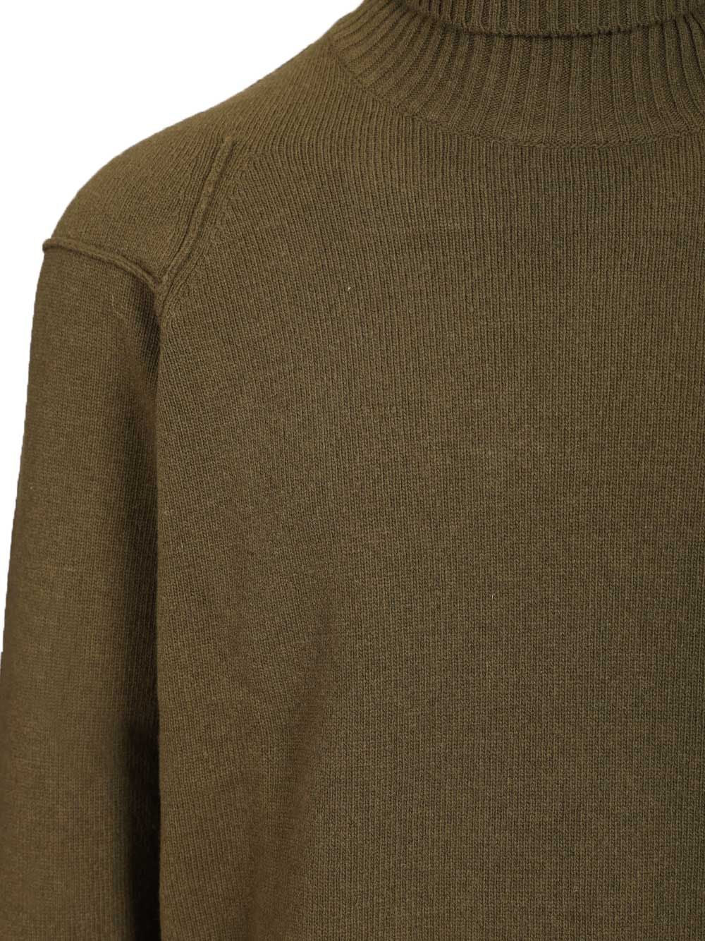 C.P. Company Turtleneck Sweater Knitwear - Green | 7352c1f2bf1377edd55df00f708762204c1c5f7d