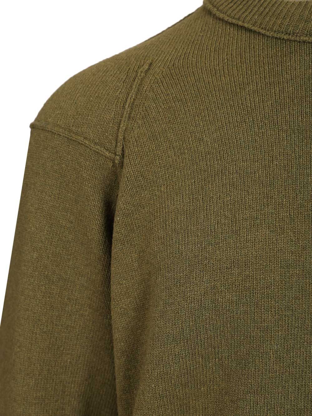 C.P. Company Crew Neck Sweater Knitwear - Green | 7fd80303870afe235c1eaa6a4430e53408b8344d