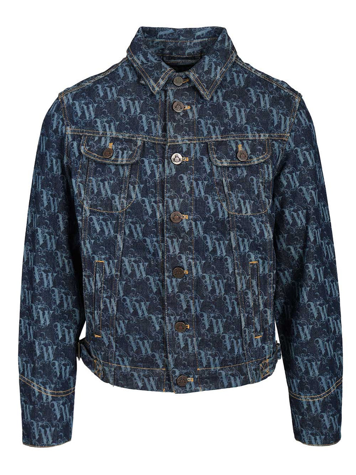 Vivienne Westwood Stormrider Denim Jacket Jackets - Blue | e175435b2b2b66ebdc81bbd113b7e7c827ce8750