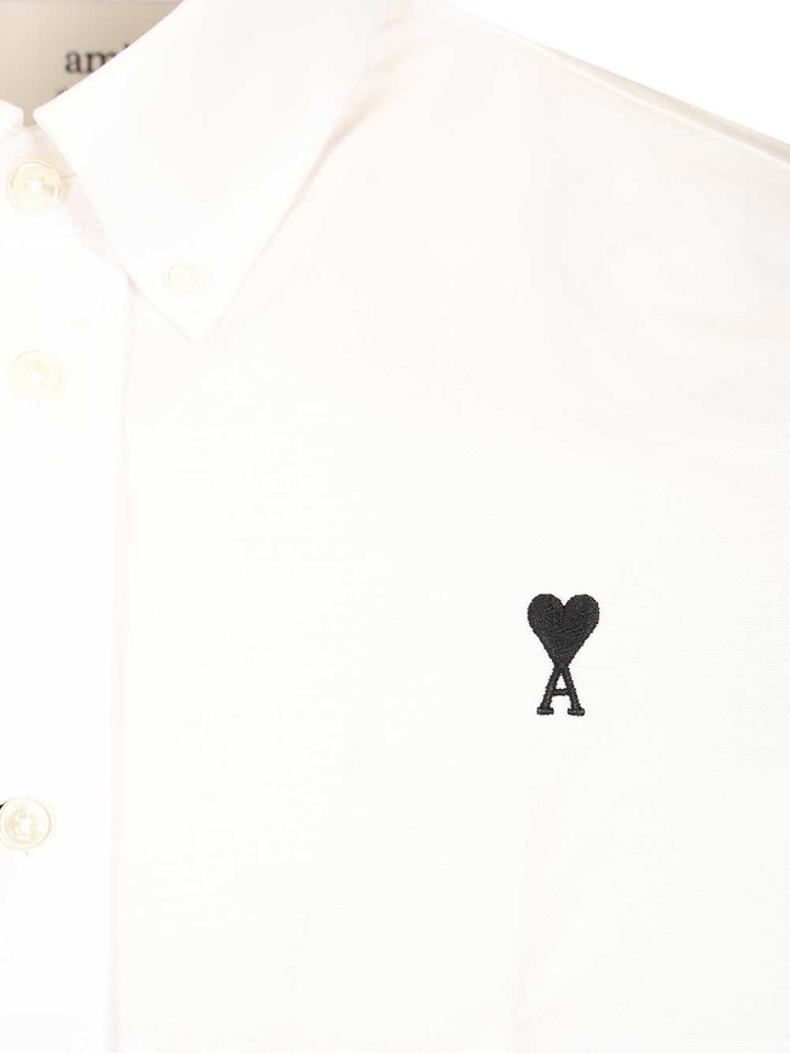 Ami Classic Shirt Shirts - White | 933144cac02d47595f10fd02169f229a5fde4d54