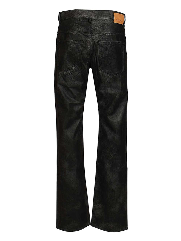 Marant Lewys Trousers - Black | 8073b8d83fdbdd7df6b46f1300b7e8927d578b3c