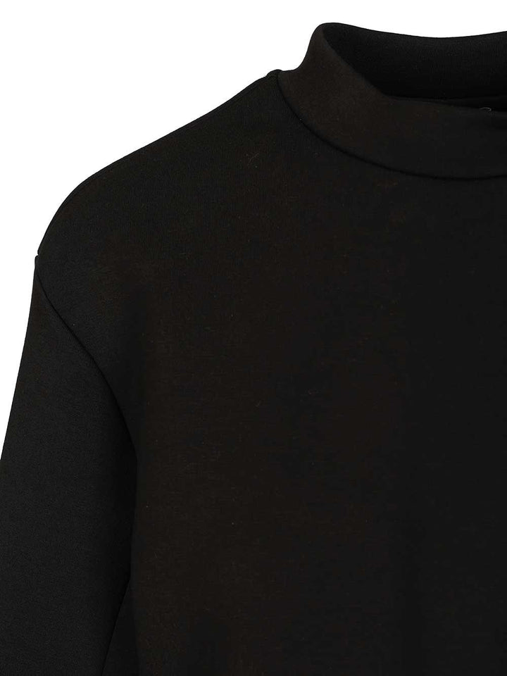 Moncler Genius Cropped Sweatshirt Sweatshirts - Black | e543603073027add1df1626951d69104d4d01caf