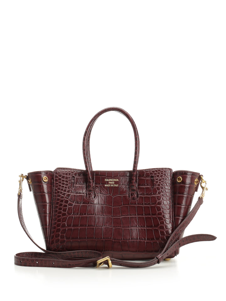 Balenciaga Carry All Bel Air Shoulder Bags - Bordeaux | 1bcfe2c492f6d91d9ab267433a2ceb647a3080c7