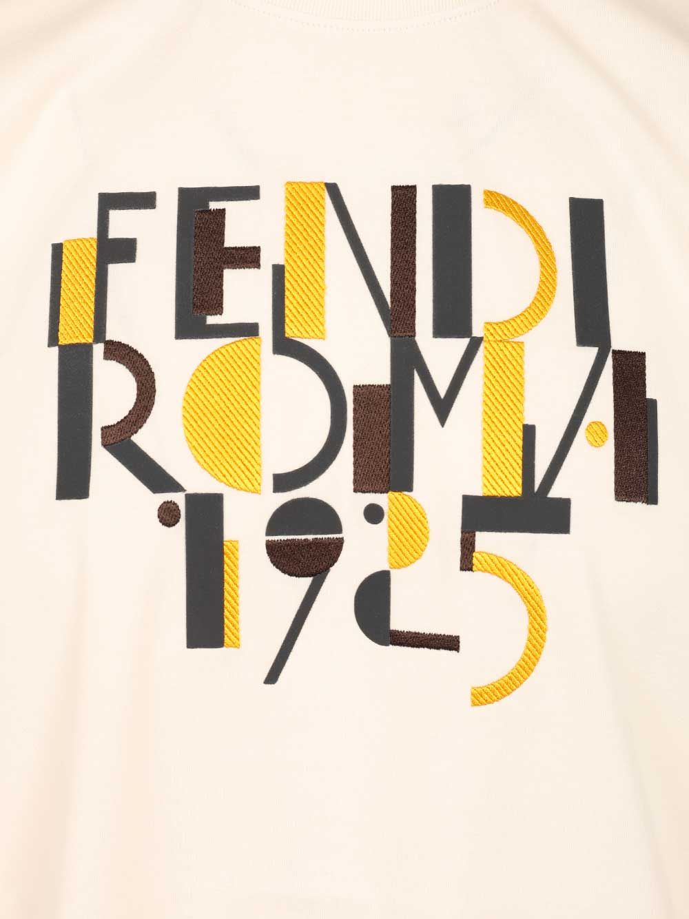 Fendi With Fendi Roma 1925 T-Shirt - White | c1eeb44ea87e69d3c4f6acd44d1c3a4b68da6419