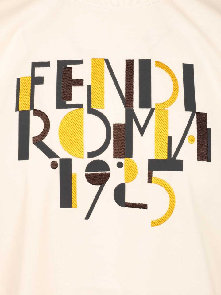 Fendi With Fendi Roma 1925 T-Shirt - White | c1eeb44ea87e69d3c4f6acd44d1c3a4b68da6419
