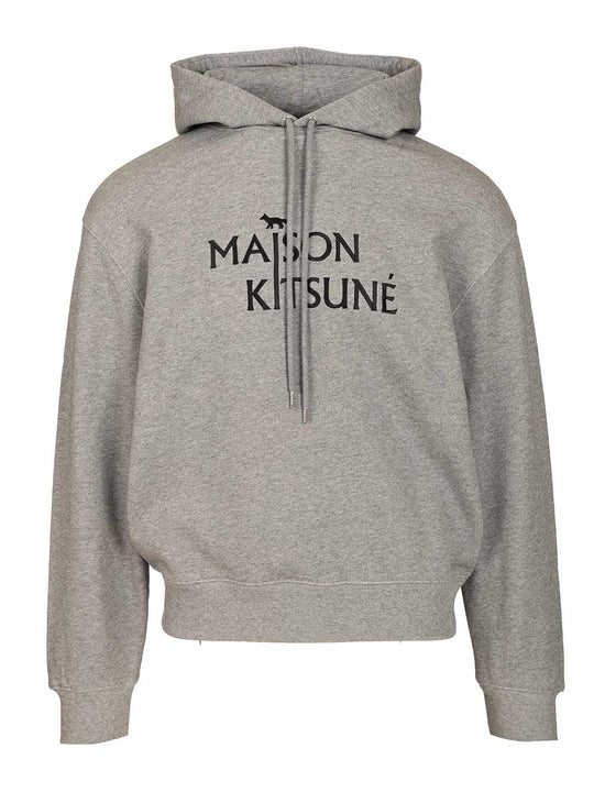 Sweatshirt With Hood Sweatshirts Grey