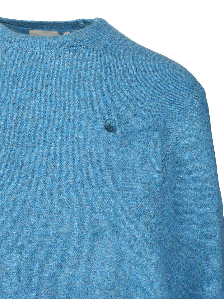 Carhartt Wip Curtis Knitwear - Light blue | 750adf30a97ca36b461e72aebe46eac703409117