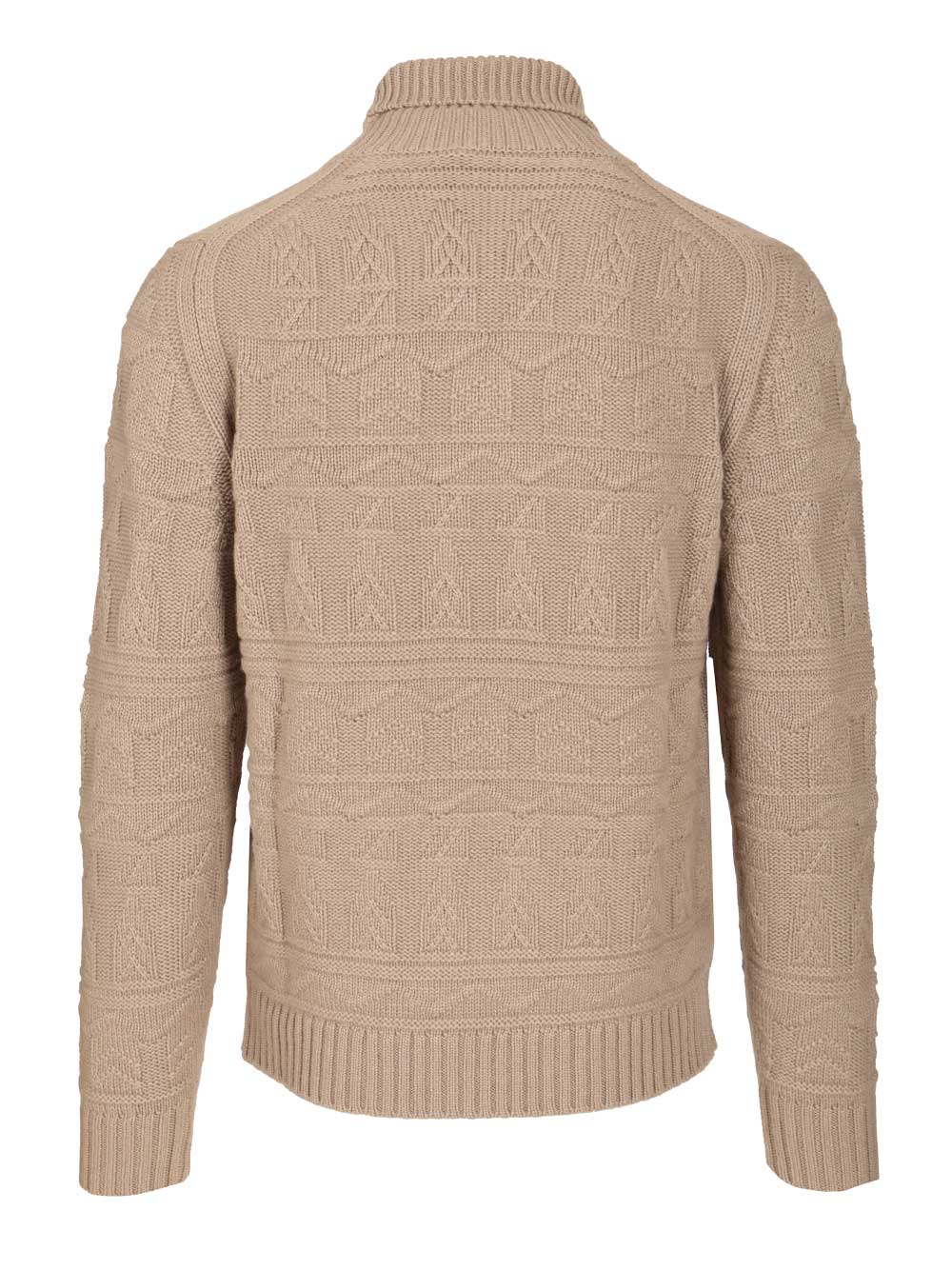 Mauro Ottaviani Cashmere Turtleneck Sweater Knitwear - Beige | 7c1af566f77fa0d98e5d219a85171ea4cbe47707