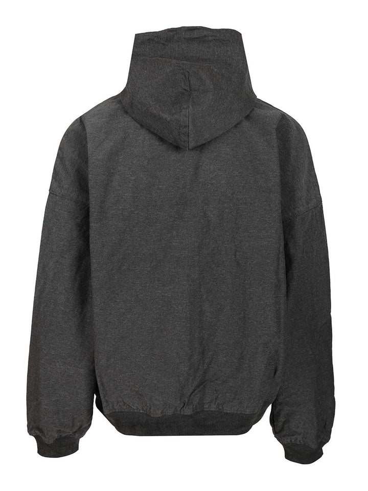 Balenciaga Trompe L'œil Hoodie Jackets - Grey | 3f7559f5e5fe2940ff16f2fc8dc9652e89d36f18