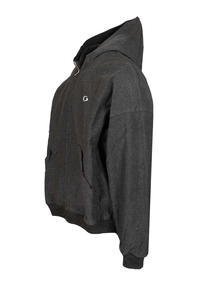 Balenciaga Trompe L'œil Hoodie Jackets - Grey | a20bbbc2597733cdac897604f6c440b9a48a8bb7
