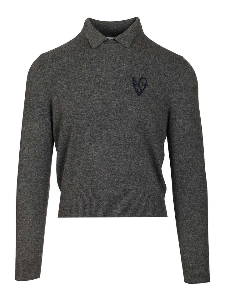 Acne Studios Yak Wool Sweater Knitwear - Grey | cf7248afb497890b6a990e00aac7b169537b161e