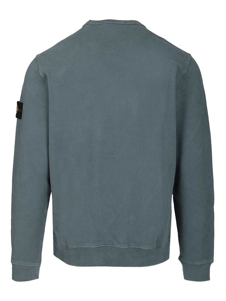 Stone Island Organic Cotton Sweater Sweatshirts - Green | 05fd93cd00ece40adb065bb6b4e2be8212f43595