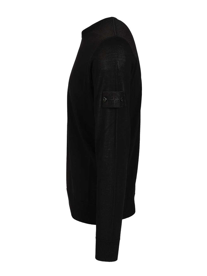 Stone Island Crew Neck Sweater Knitwear - Black | 5af4594006cb12a3873f4f927d5afe70cc3fcc94