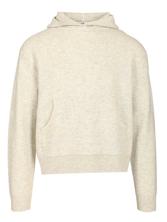 Cashmere Hooded Sweater Knitwear Grey