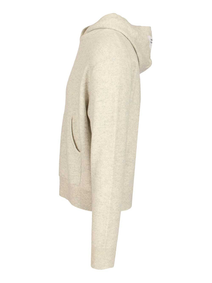 Acne Studios Cashmere Hooded Sweater Knitwear - Grey | 164559825fe19cca1ecfe51f66e52f41f407306d